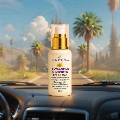 Anti-Ageing Sunscreen SPF 50 MAX - No White Residue, Perfect for All Skin Types